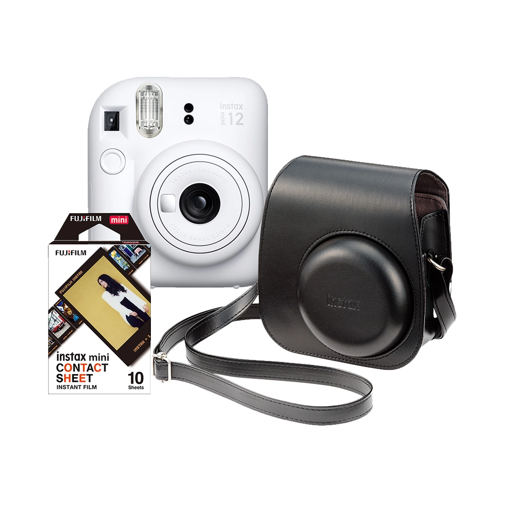 Fujifilm Instax Mini 12 Camera Case in Clay White
