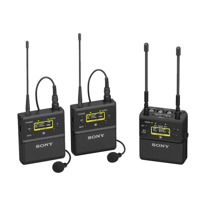 Rental Sony UWP D27 2 Person Camera Mount Wireless Omni Lavalier Microphone System