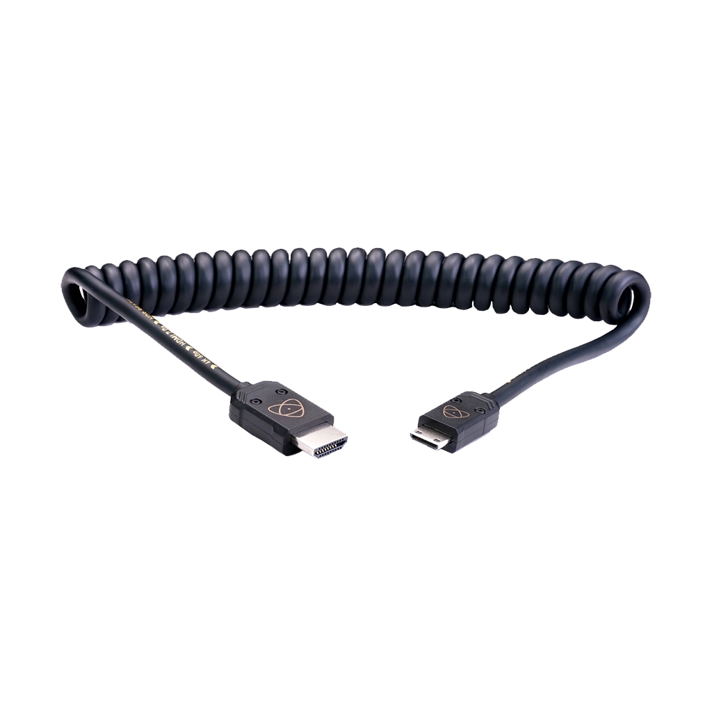 Atomos AtomFLEX Coiled Mini-HDMI to HDMI Cable (40cm) - Orms