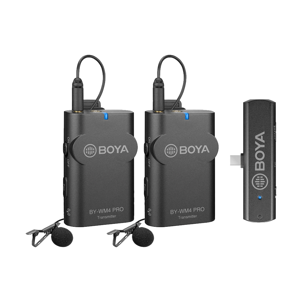 BOYA BY-WM4 PRO-K6 Two-Person Digital Wireless Omni Lavalier Microphone  System - Orms Direct - South Africa