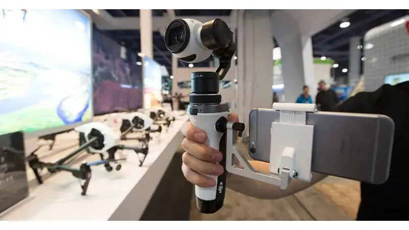 CES 2015: DJI Inspire 1 Handheld Camera Mount & More!