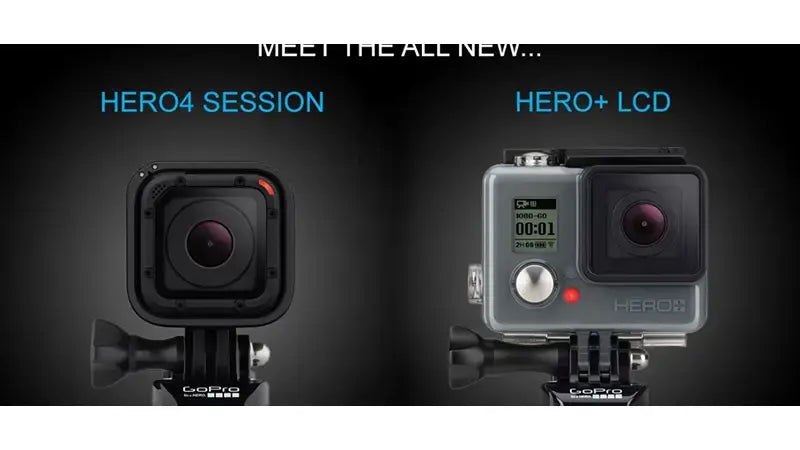 Meet the GoPro Hero+ LCD and the GoPro HERO4 Session