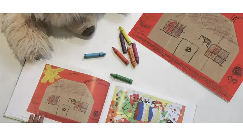 Print Room Inspiration: How To Create A Kid's Artwork Book