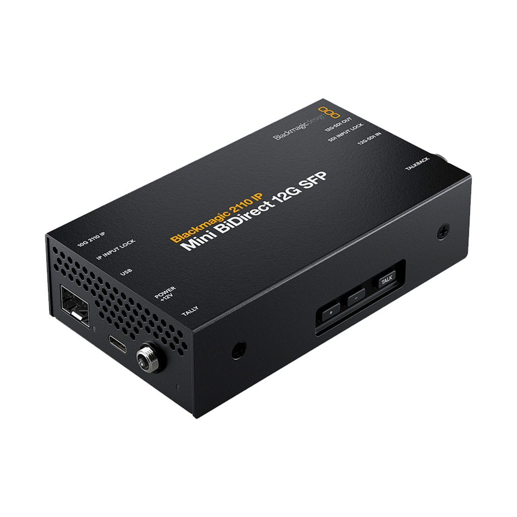 Blackmagic Design 2110 IP Mini BiDirect 12G SFP Converter