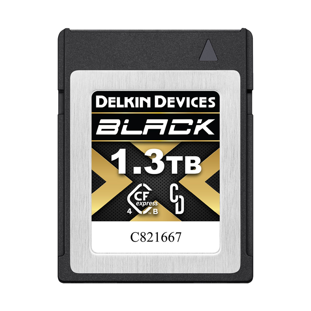 Delkin Devices 1.3TB BLACK 4.0 CFexpress Type B Memory Card - Orms ...