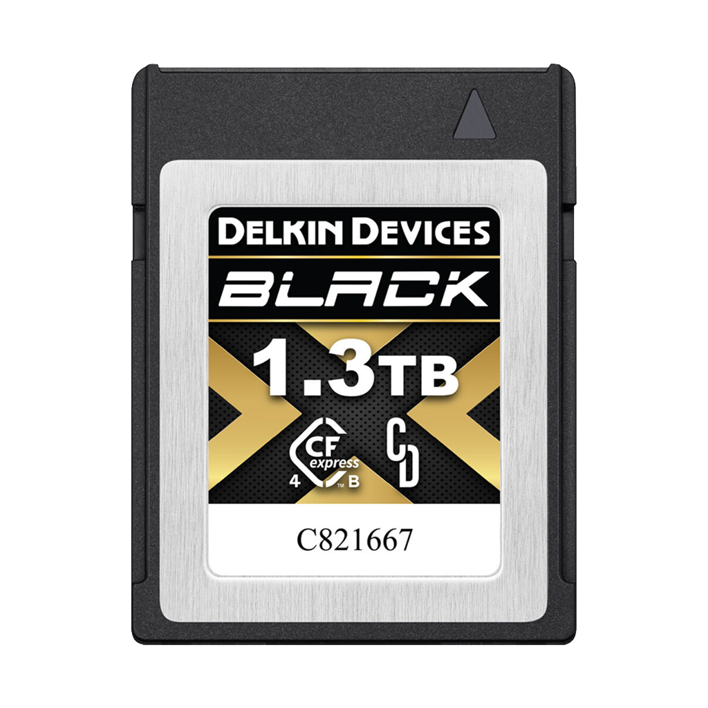 Delkin Devices 1.3TB BLACK 4.0 CFexpress Type B Memory Card