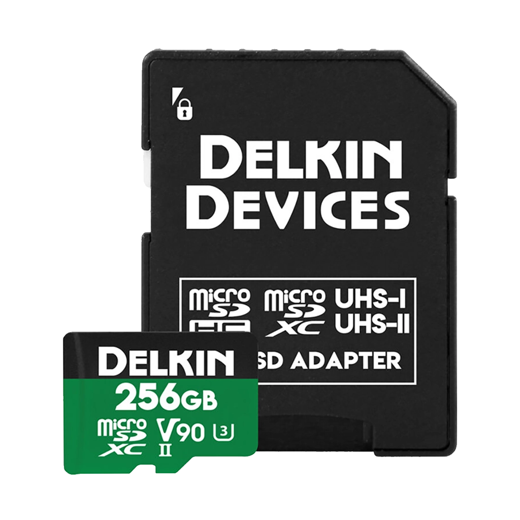Delkin Devices 256GB POWER UHS-II microSDXC Memory Card with microSD Adapter