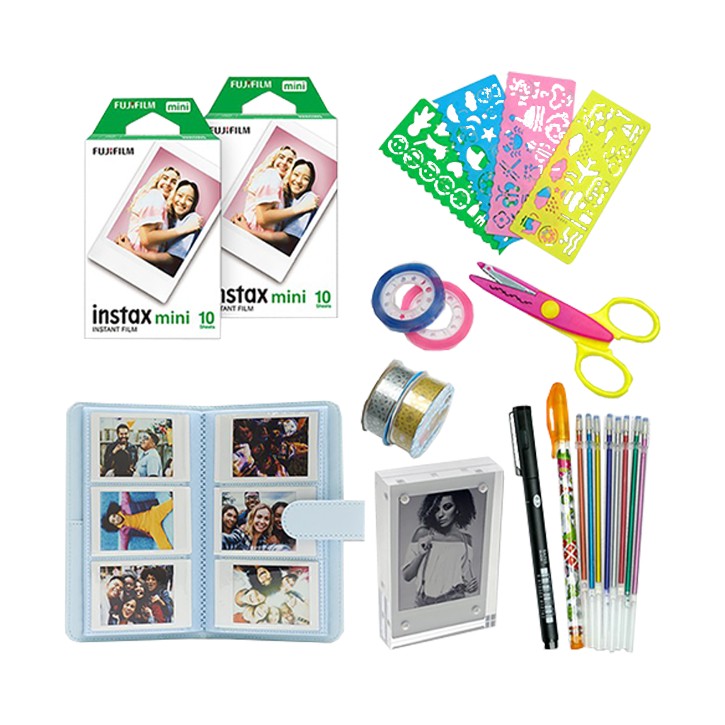 Fujifilm Instax Mini 12 Festive Kit (Pastel Blue)