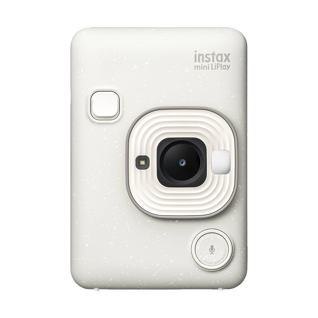 Fujifilm Instax Mini LiPlay Hybrid Instant Camera (Misty White)