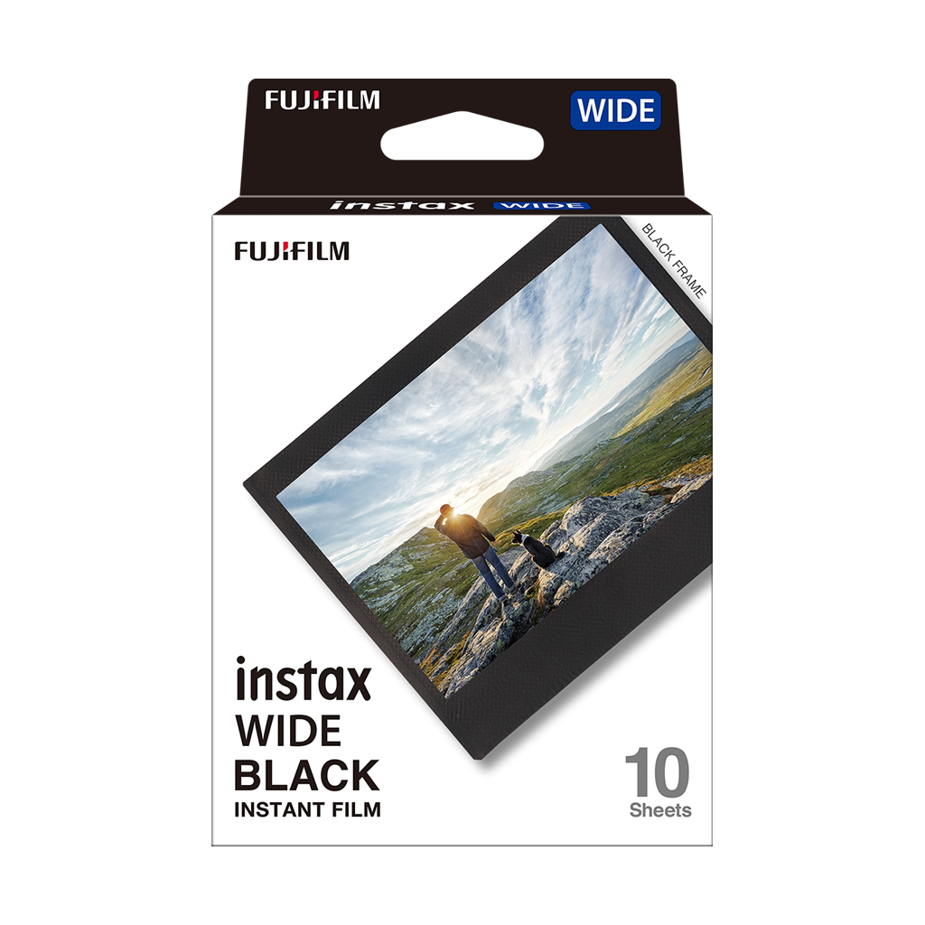 Fujifilm Instax Wide Black Instant Film (10 Exposures)