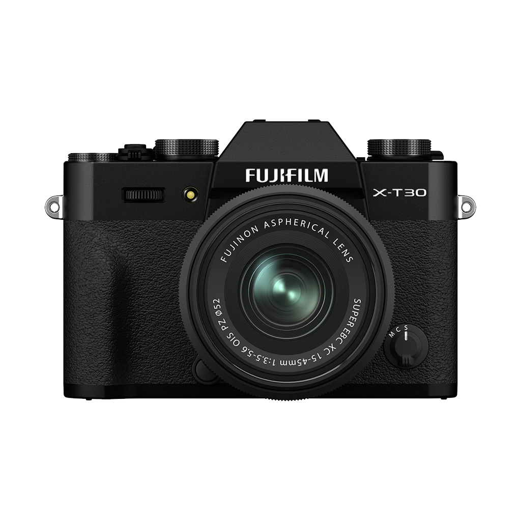 Fujifilm X-T30 II Mirrorless Camera with XC 15-45mm OIS PZ Lens (Black)