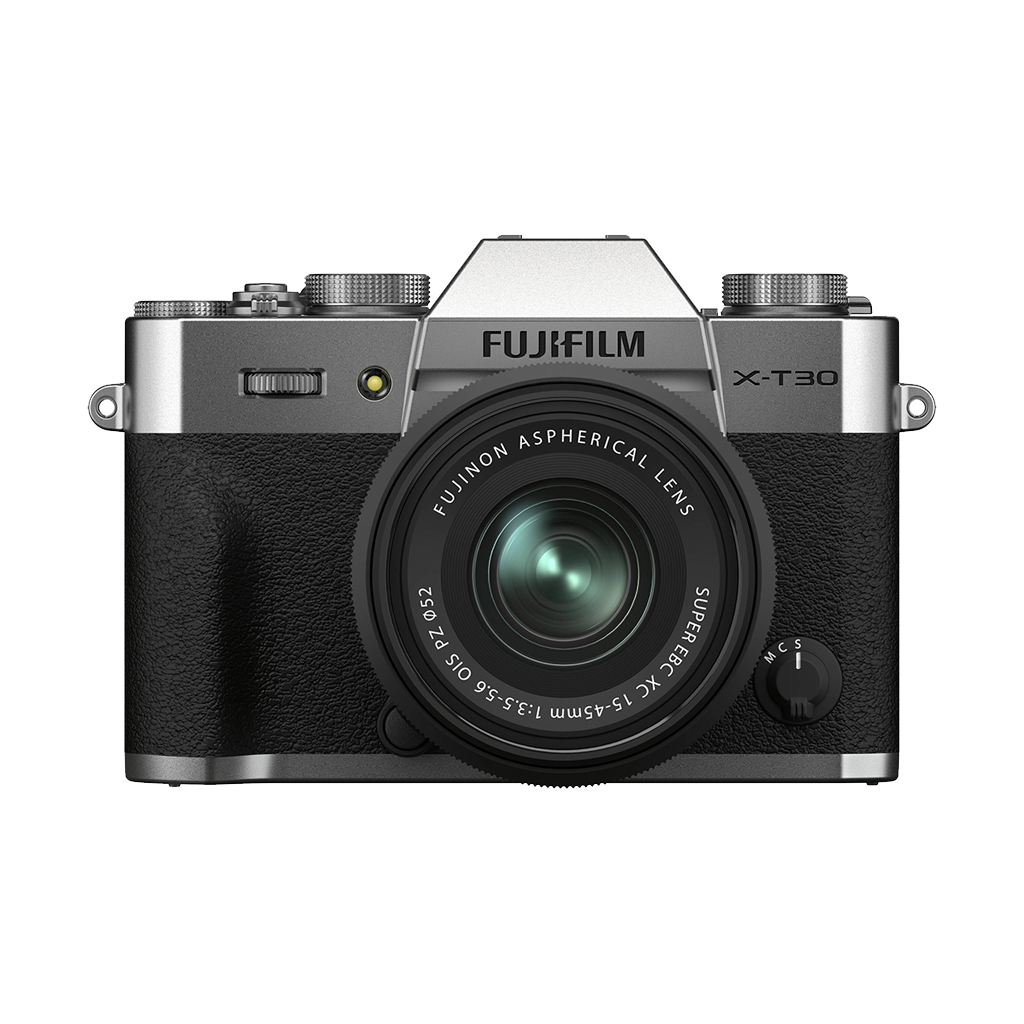 Fujifilm X-T30 II Mirrorless Camera with XC 15-45mm OIS PZ Lens (Silver)