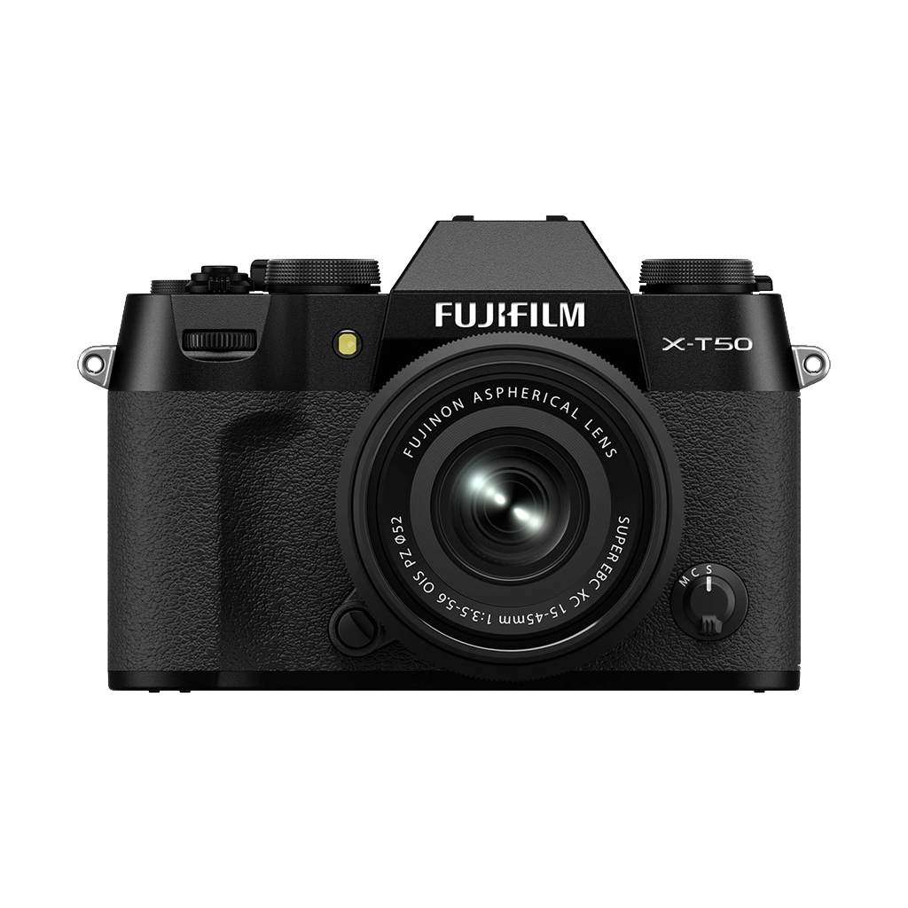 Fujifilm X-T50 Mirrorless Camera with 15-45mm f/3.5-5.6 Lens (Black)