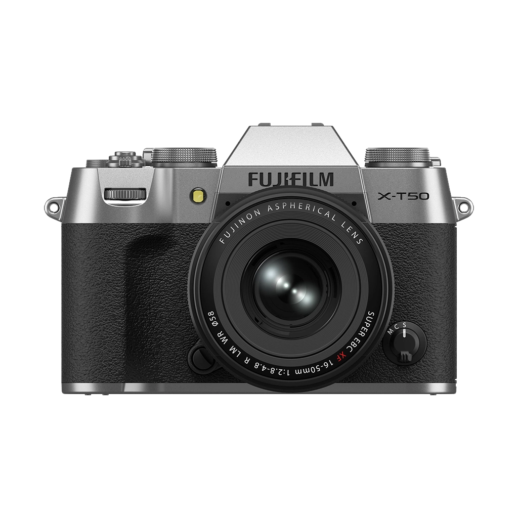 Fujifilm X-T50 Mirrorless Camera with 16-50mm Lens (Silver)