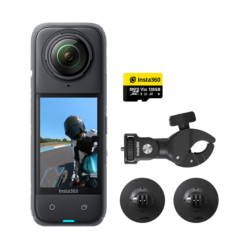 Insta360 X4 360 8K Camera Motorcycle Kit