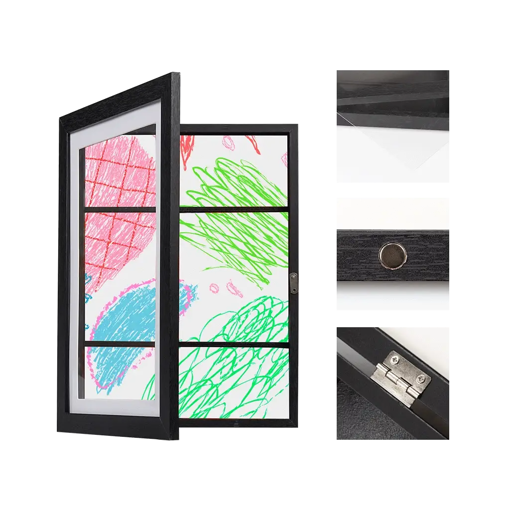 Kids Art Storage Frame (A4 - Black)