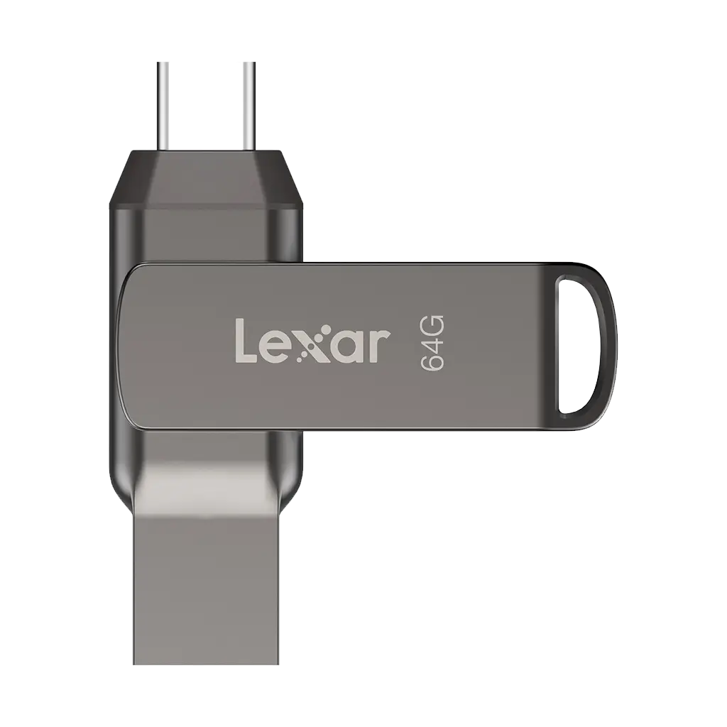 Lexar 64GB JumpDrive Dual Drive D400