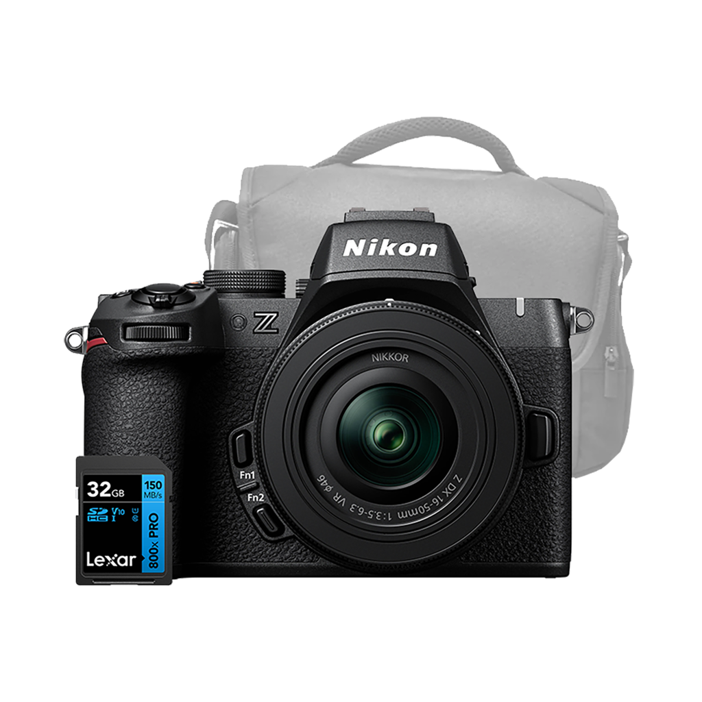 Nikon Z50 II Mirrorless Digital Camera with 16-50 Lens + Bag and Card