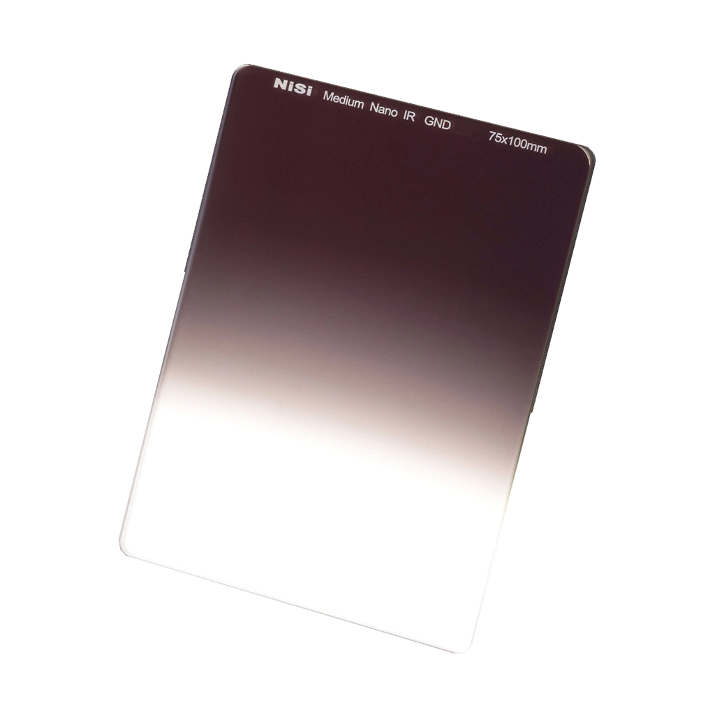 NiSi 75 x 100mm Nano Medium-Edge Graduated IRND 0.9 Filter (3-Stop)