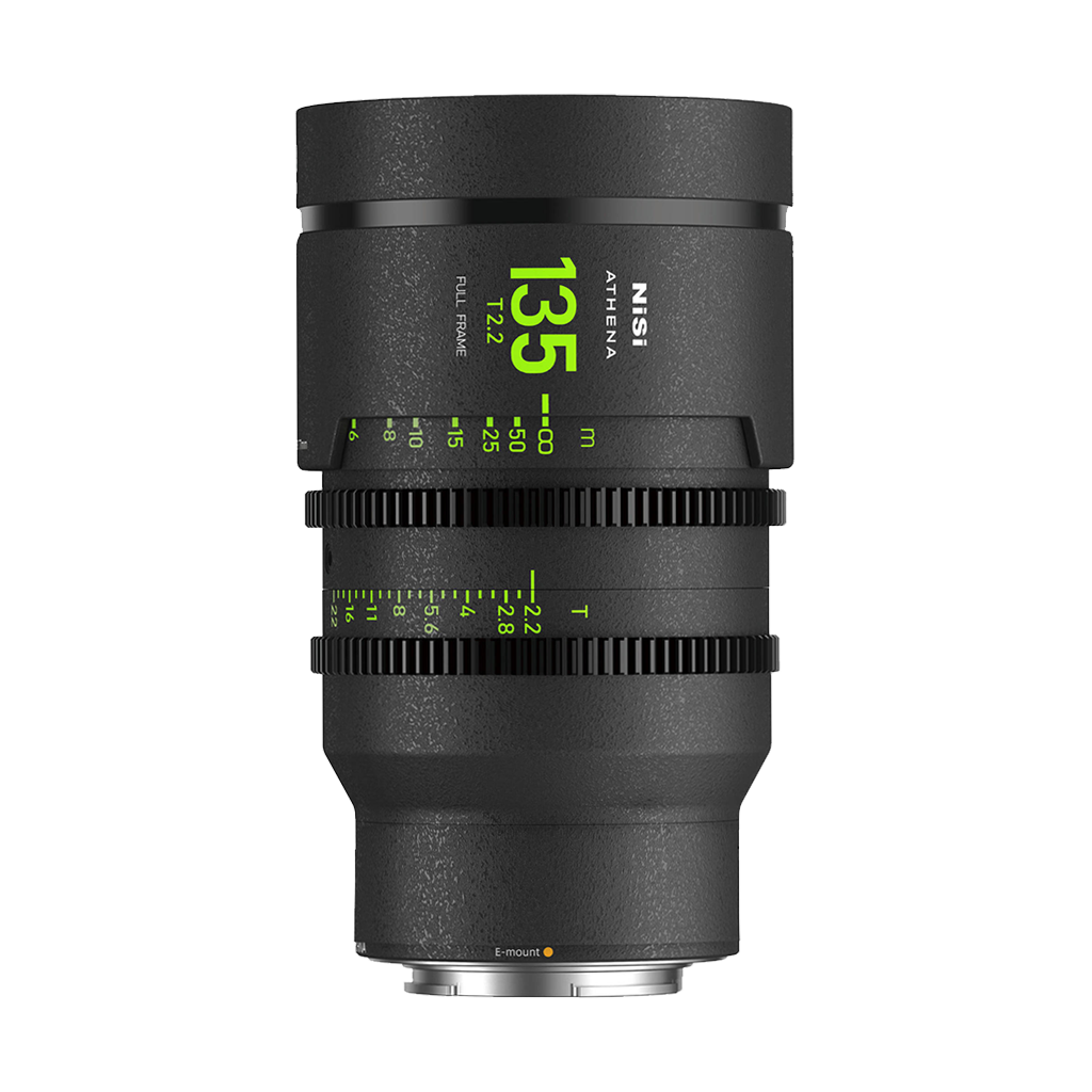 NiSi ATHENA PRIME 135mm T2.2 Full-Frame Lens (E Mount, No Drop-In Filter)