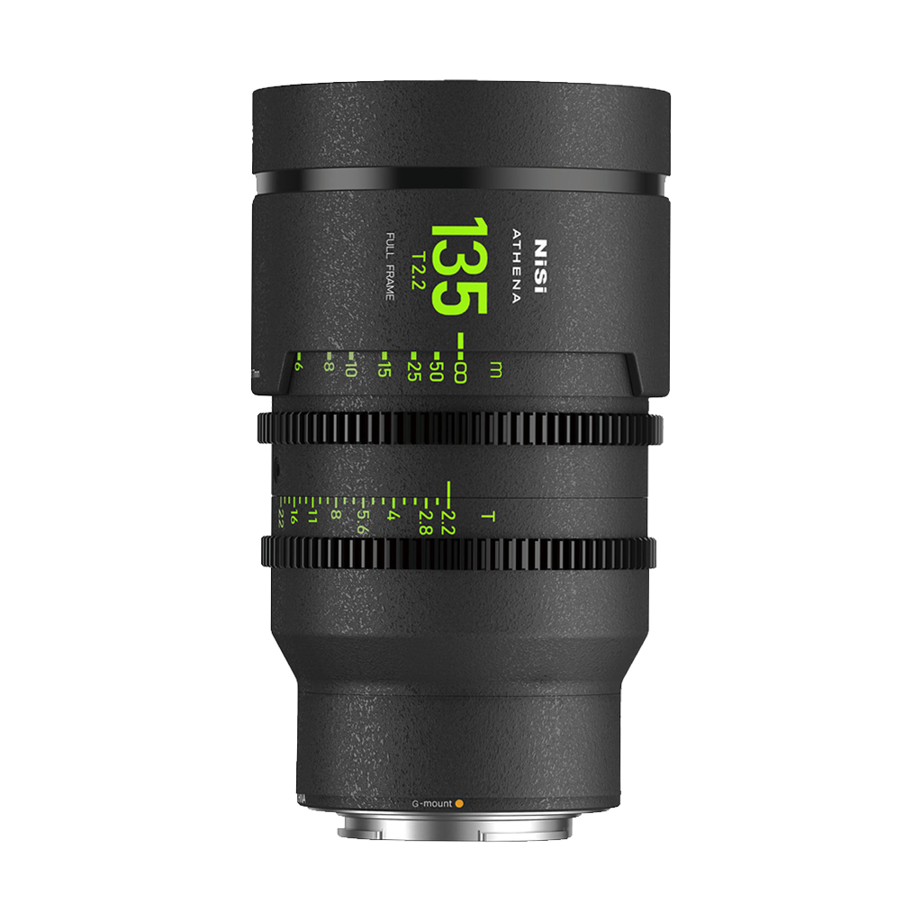 NiSi ATHENA PRIME 135mm T2.2 Full-Frame Lens (Fujifilm G Mount, No Drop-In Filter)