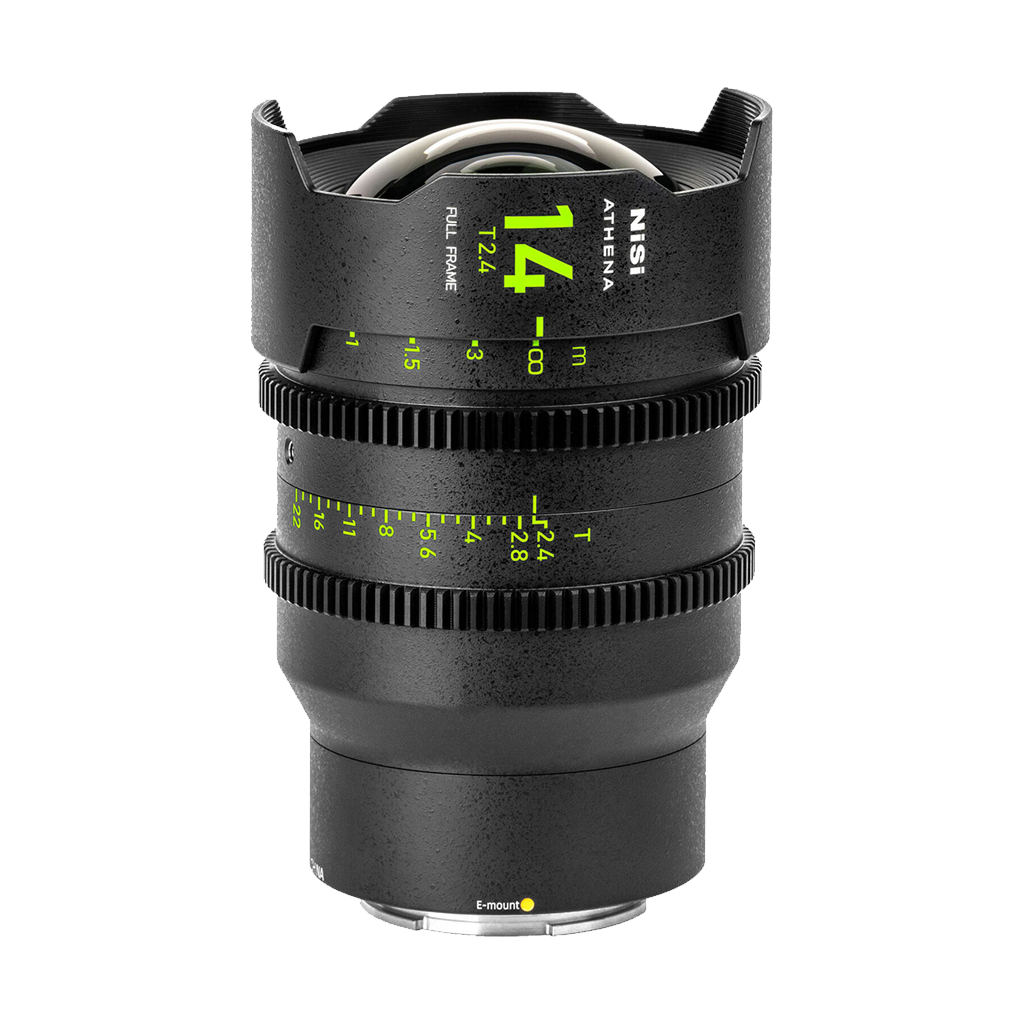 NiSi ATHENA PRIME 14mm T2.4 Full-Frame Lens (E Mount, No Drop-In Filter)