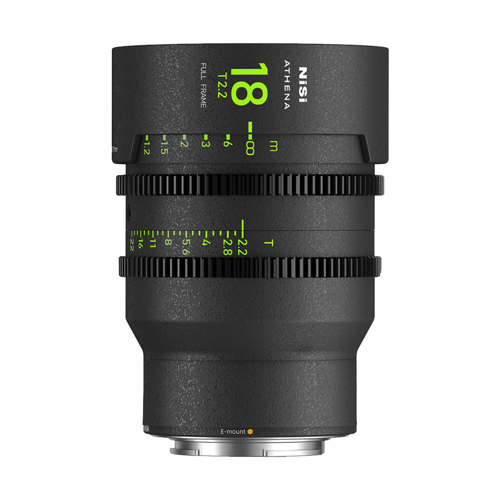 NiSi ATHENA PRIME 18mm T2.2 Full-Frame Lens (E Mount, No Drop-In Filter)