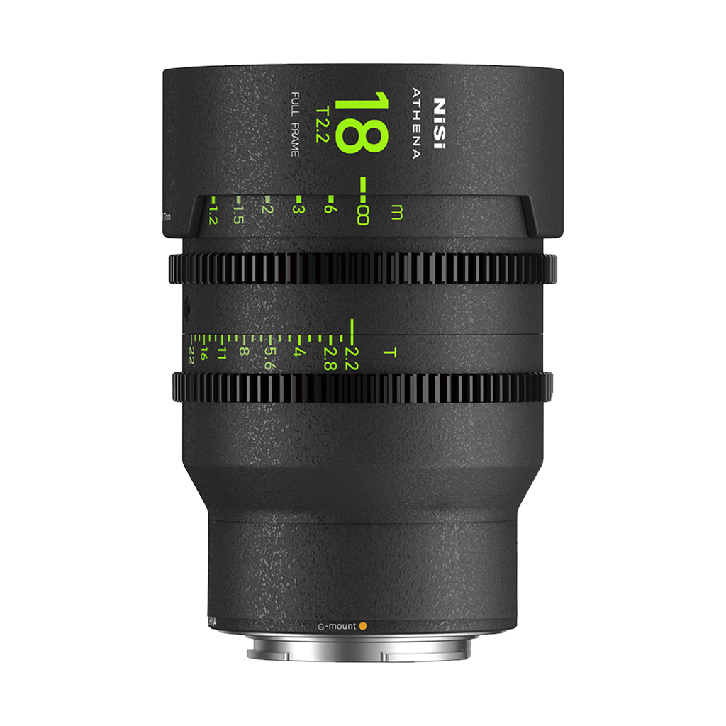 NiSi ATHENA PRIME 18mm T2.2 Full-Frame Lens (Fujifilm G Mount, No Drop-In Filter)