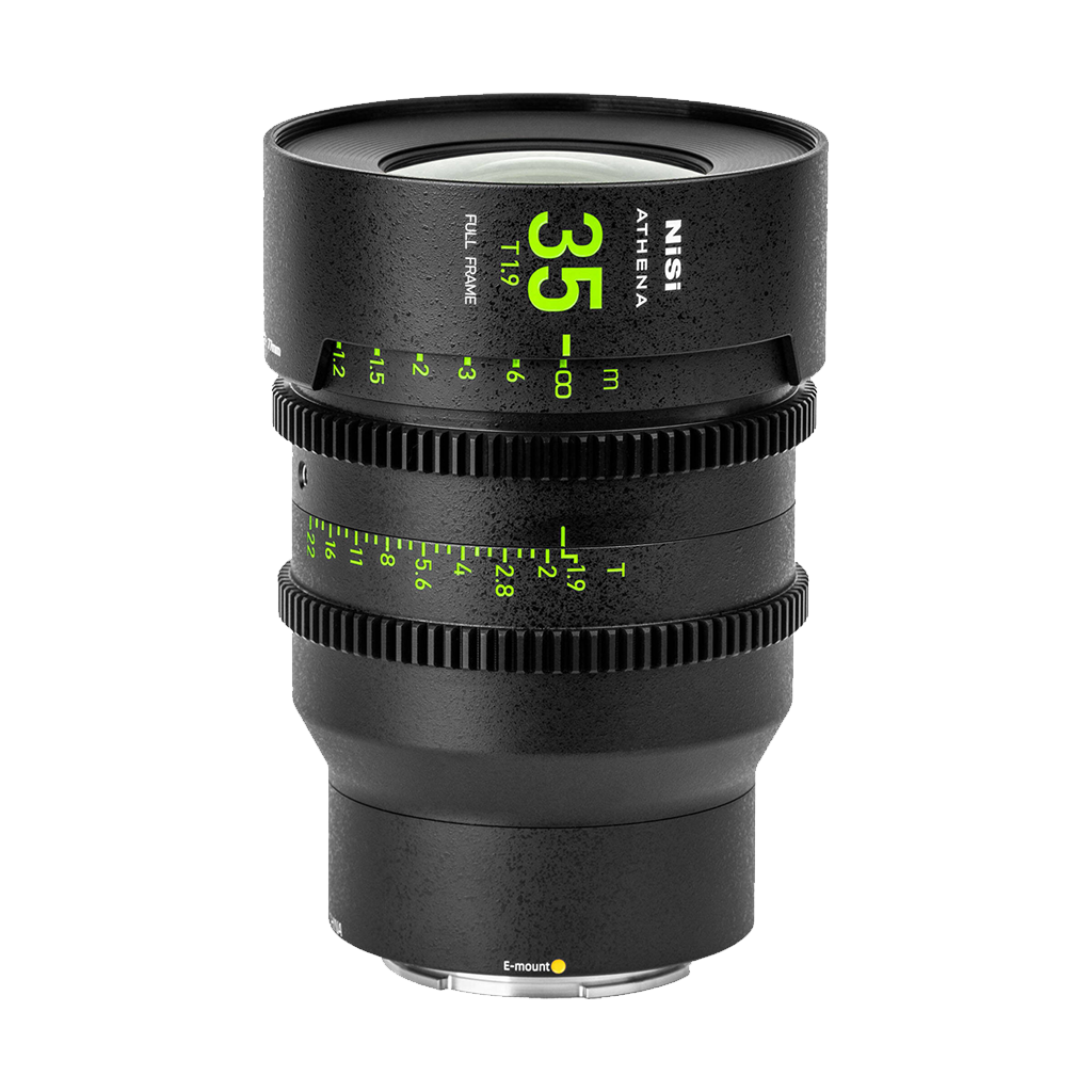 NiSi ATHENA PRIME 35mm T1.9 Full-Frame Lens (E Mount, No Drop-In Filter)