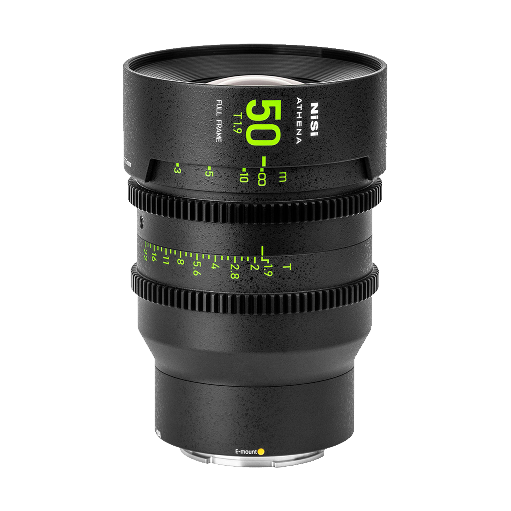 NiSi ATHENA PRIME 50mm T1.9 Full-Frame Lens (E Mount, No Drop-In Filter)