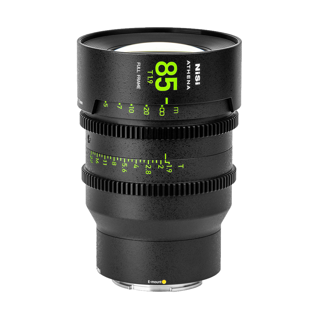 NiSi ATHENA PRIME 85mm T1.9 Full-Frame Lens (E Mount, No Drop-In Filter)