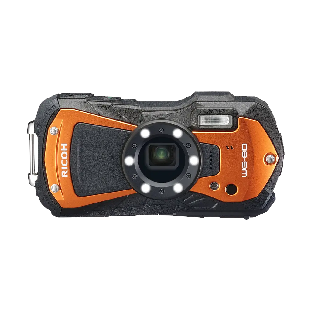 Ricoh WG-80 Digital Camera (Orange)