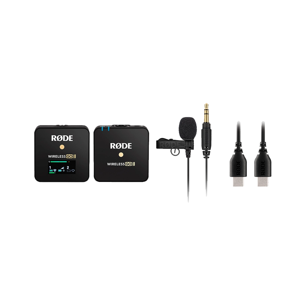 Rode Wireless GO II Single Compact Digital Wireless Microphone System/Recorder Mobile Kit (Android)