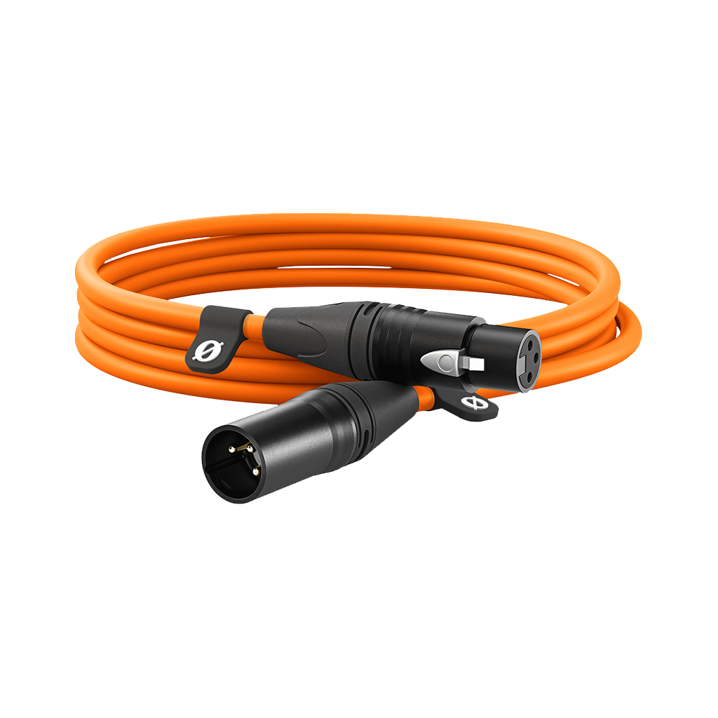 Rode XLR Male to XLR Female Cable (Orange, 3m)