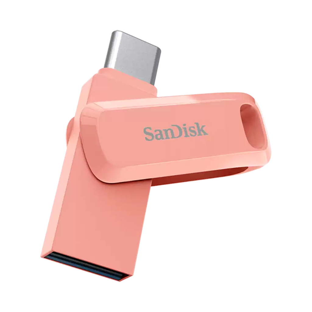 SanDisk 64GB Ultra Dual Drive Go USB Type-C (Peach Amber)