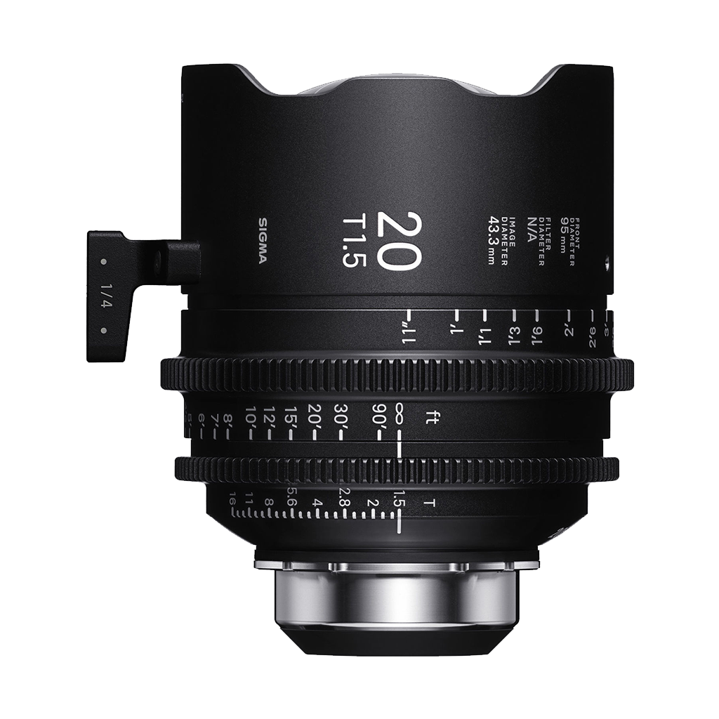 Sigma 20mm T1.5 FF High-Speed Cine Prime with /i Technology (PL Mount)