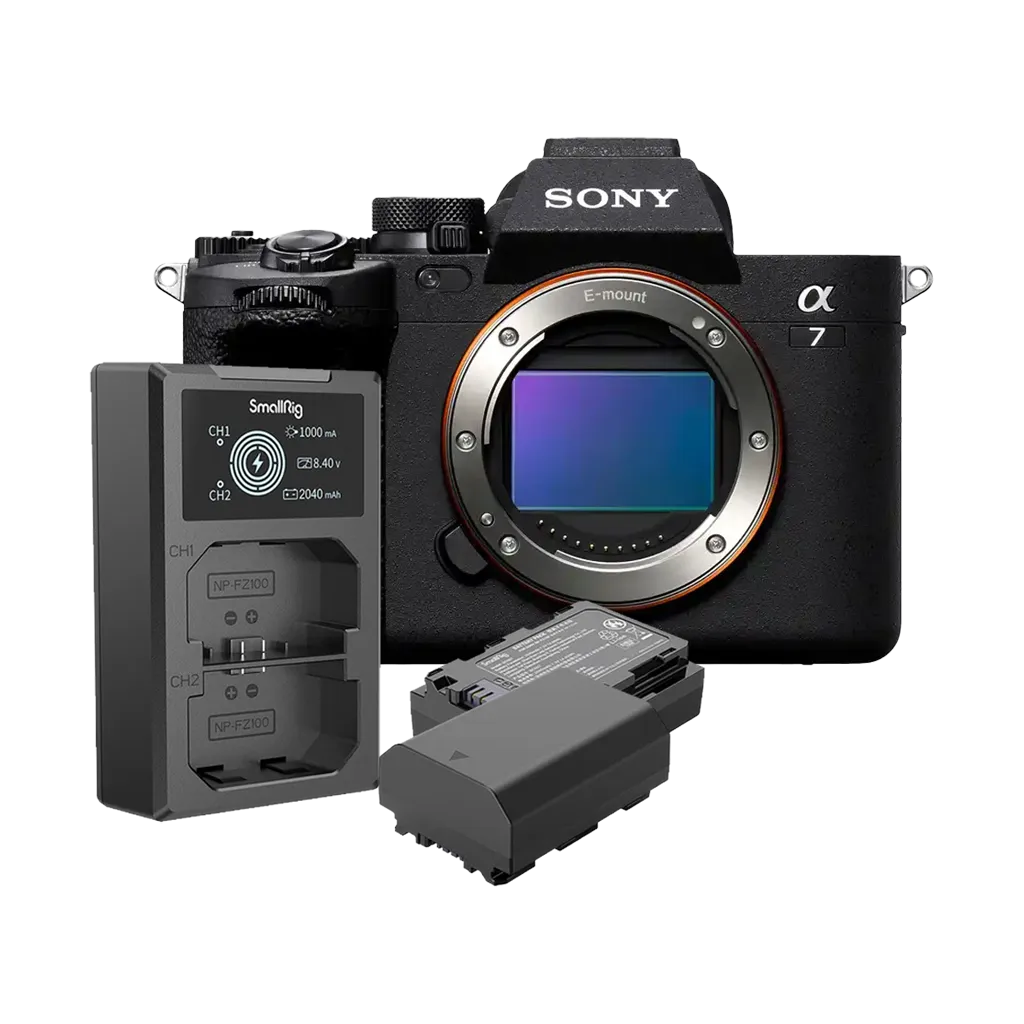 Sony Alpha A7 IV Mirrorless Camera Body + Free SmallRig FZ100 2-Battery Kit with Dual Charger (Valued at R1 510)