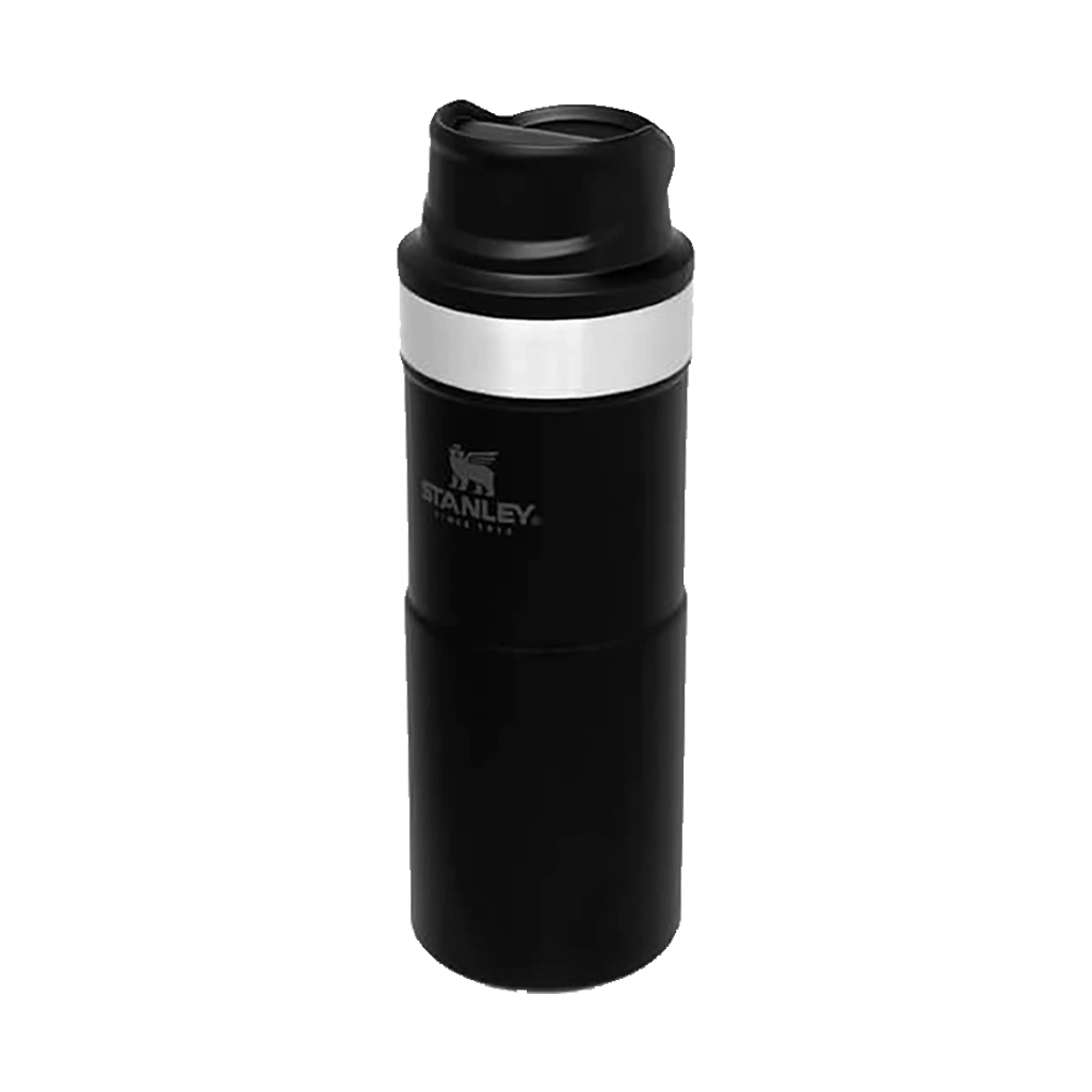 Stanley Classic Trigger Action Travel Mug 0.35L (Matte Black Pebble)