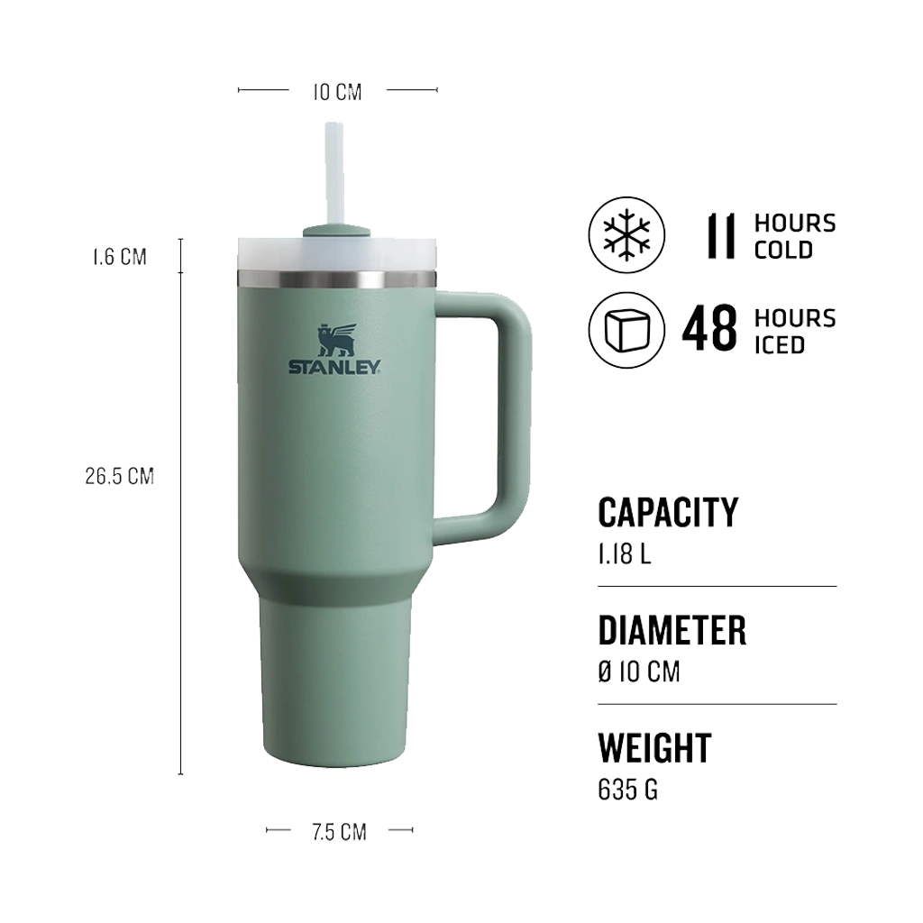 Stanley The Quencher H2.O FlowState Tumbler 1.2L (Shale)