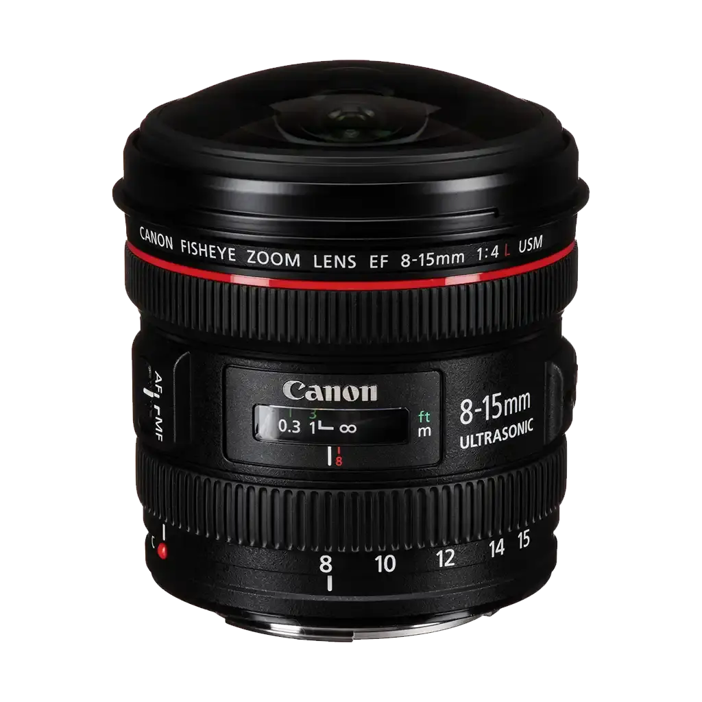 USED Canon EF 8-15mm f/4L USM Fisheye Lens - Rating 8/10 (SB190)