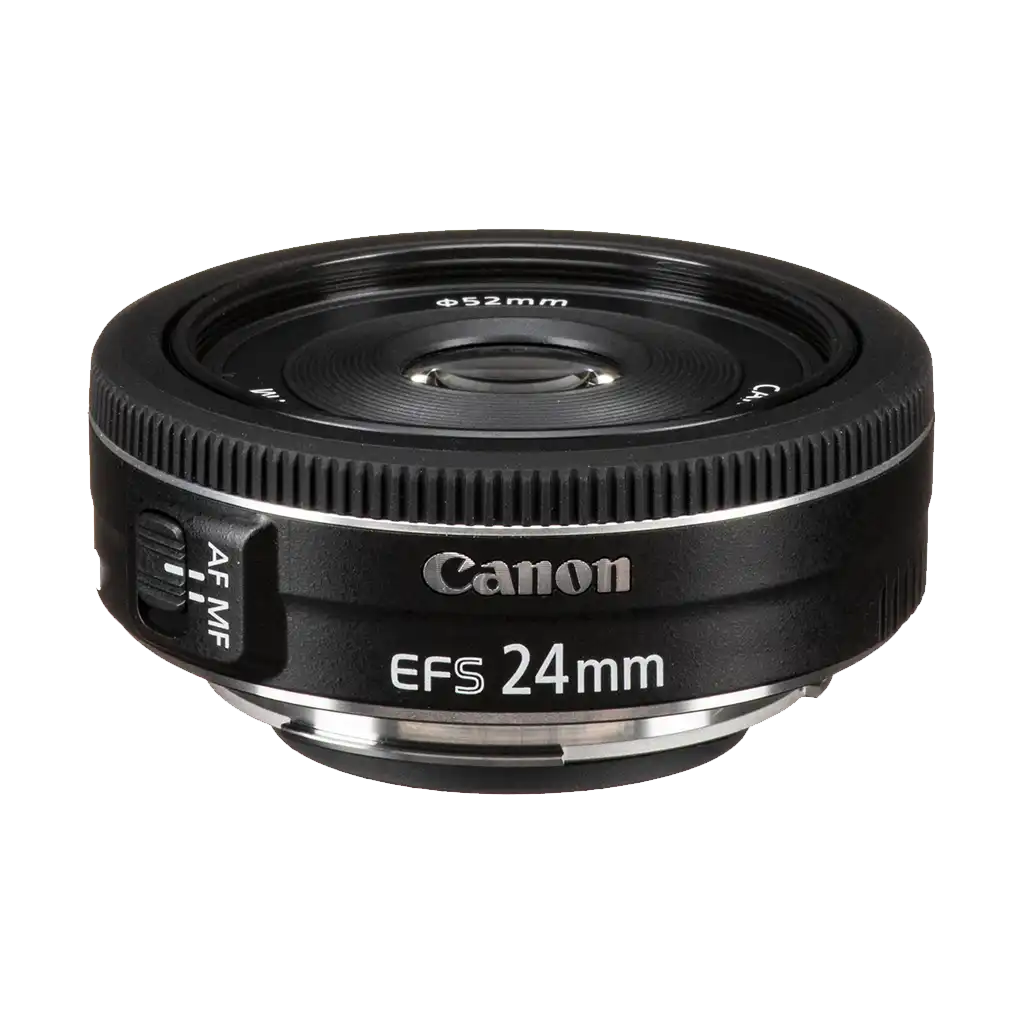 USED Canon EF-S 24mm f/2.8 STM Pancake Lens - Rating 7/10 (S42305)